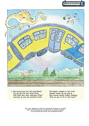 tekening: Wilma van den Bosch bladzijde uit Utrecht Centraal